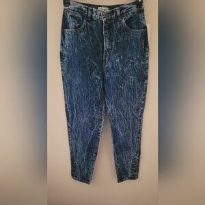Vintage NWT 80s Stefano Acid Wash Denim High Rise Relaxed Jeans Size 10
